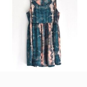 Ecote Kids Sleeveless Blue and Pink Dress